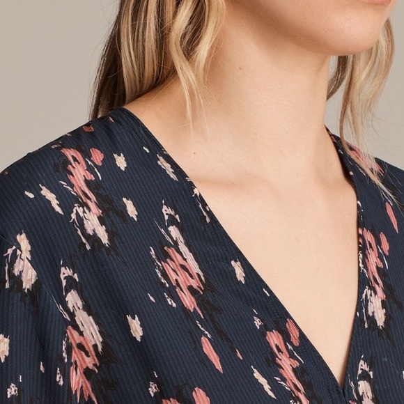 ALLSAINTS Via Mitre Kirsch Dress, Size 00 - Picture 3 of 5